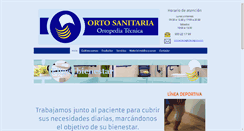 Desktop Screenshot of ortosanitaria.com