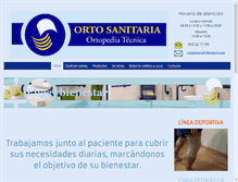 Tablet Screenshot of ortosanitaria.com